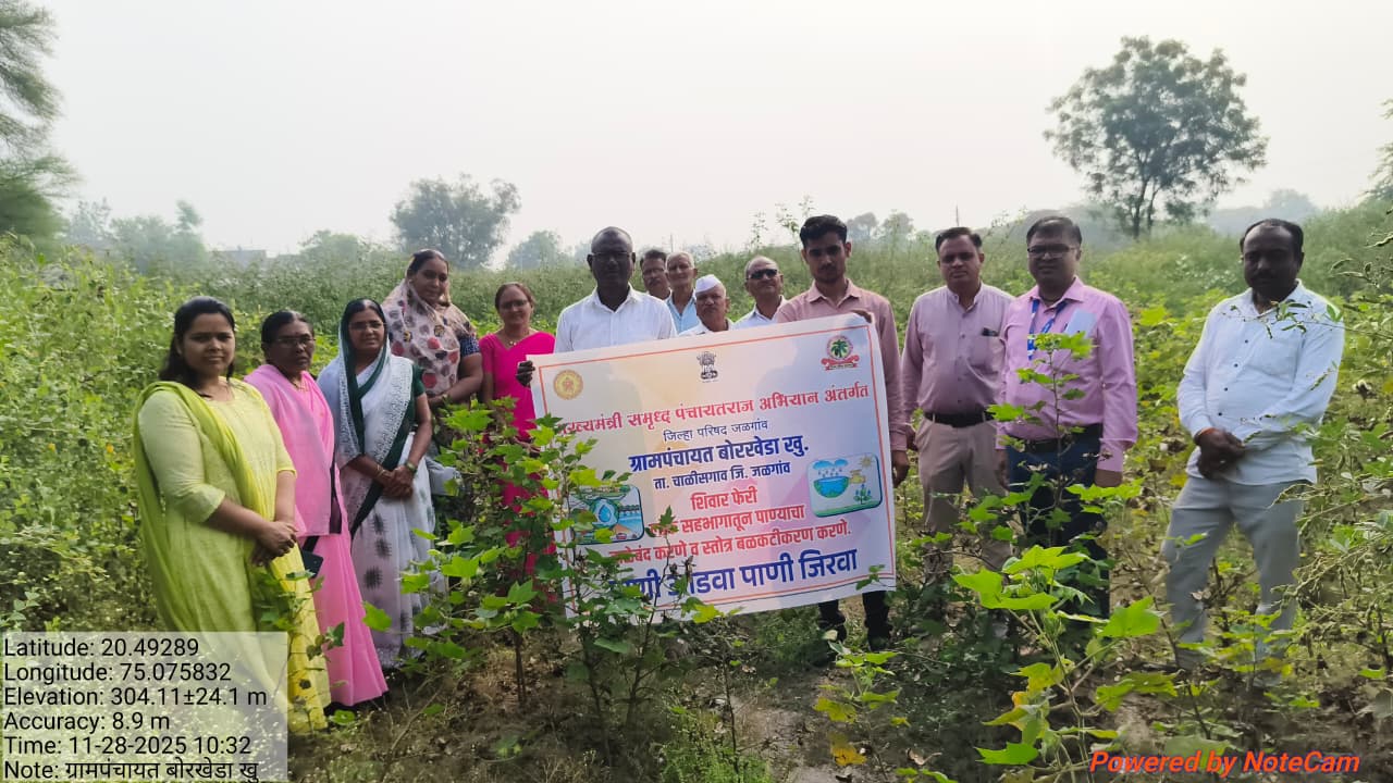 शिवार फेरी पाण्याचा ताळेबंद